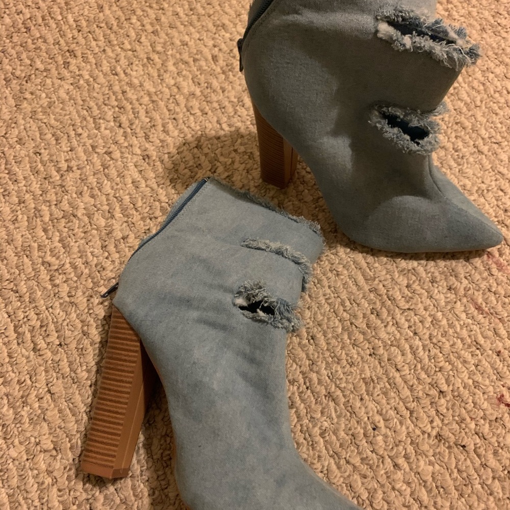 Jean booties